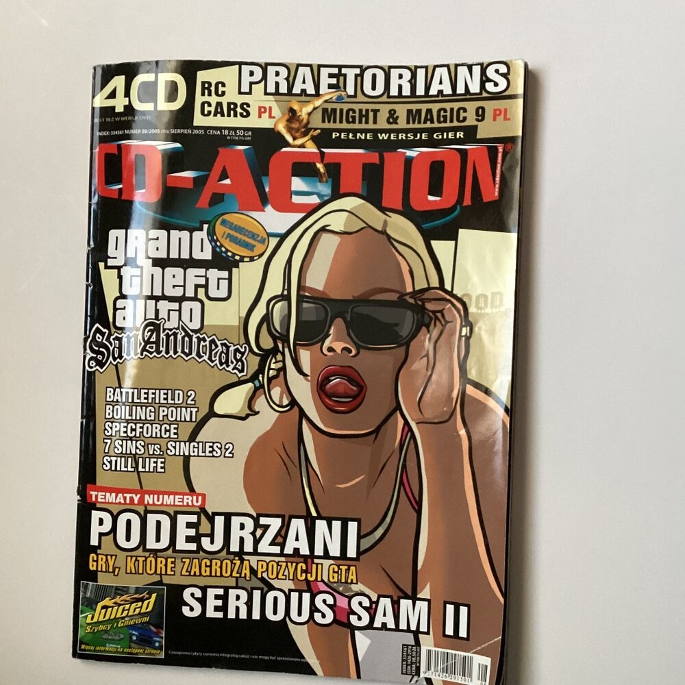Polish edition of "CD-ACTION" Grand Theft Auto 2005 Magazine Collectable